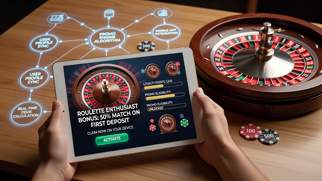 Illustration der mobilen Roulette-Oberfläche mit integrierten Bonus-Mechaniken in deutschen Online-Casinos