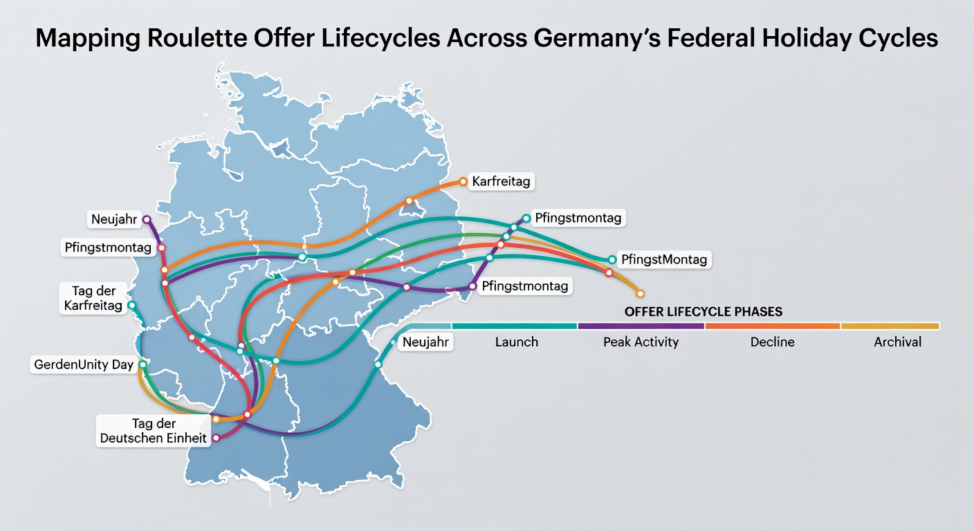 Grafik zu Roulette-Bonuslebenszyklen und Feiertagskorrelationen in Deutschland