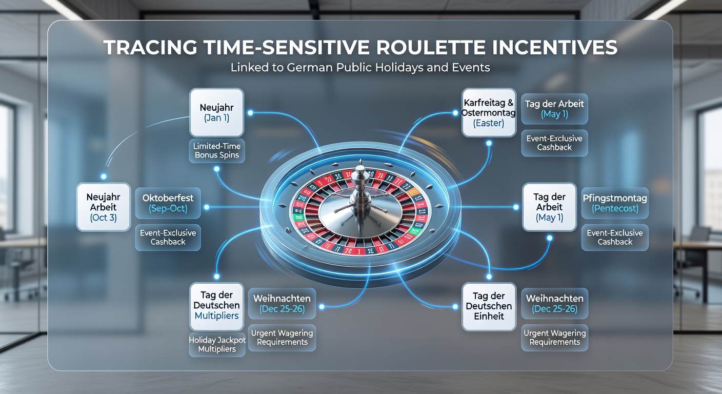 Übersicht über zeitkritische Roulette-Boni zu deutschen Feiertagen